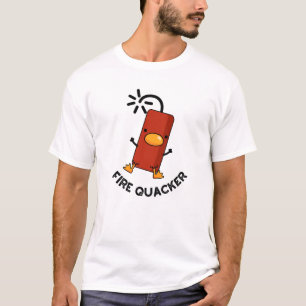 T-shirt Firequacker Funny Fireworks Pun