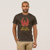 T-shirt fireT rouge de pyre (Devant entier)