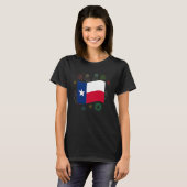 T-shirt Fireworks Texas Flag Us State Fière Patriotic Texa (Devant entier)