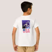 T-shirt First American Astronaut Space Walk (Dos entier)