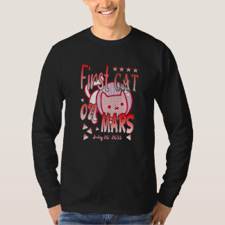 T-shirt First Cat on Mars  Astronaut Cat