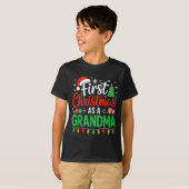 T-shirt First Christmas As A Grandma Matching New Nana Gra (Devant entier)