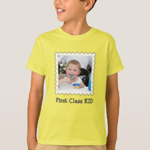 T-shirt FIRST CLASS KID Best Kid Ever photo carré personna
