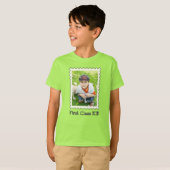 T-shirt FIRST CLAST KID Best Kid Ever photo personnalisée (Devant entier)