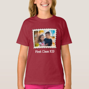 T-shirt FIRST CLAST KID Best Kid photo horizontale personn