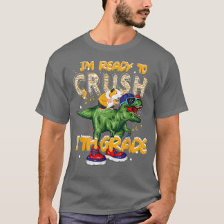 T-shirt First Day Of School Im Ready To Crush 5TH Grade Di