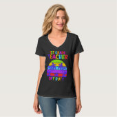 T-shirt First grade class teacher on vacation teacher (Devant entier)