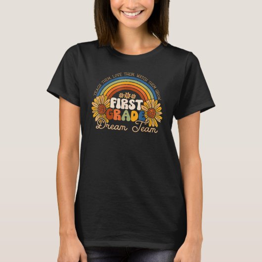 T-shirt First Grade Dream Team Back To School 1st Grade Te (Devant)