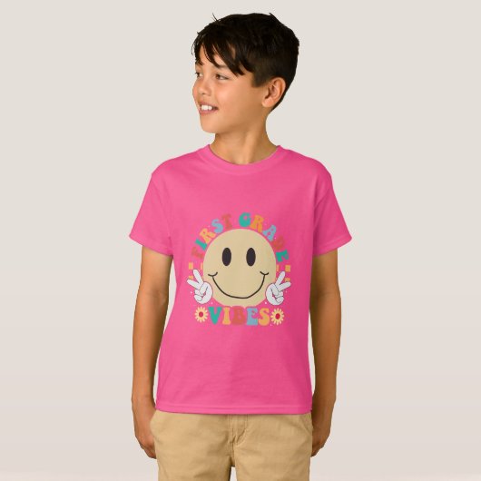 T-shirt First Grade Student (Devant entier)