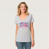 T-shirt First Grade Teacher Custom School Class (Devant entier)