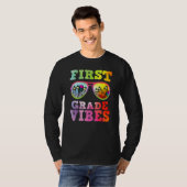 T-shirt First Grade Vibes Gradient Sunglasses Back To Scho (Devant entier)
