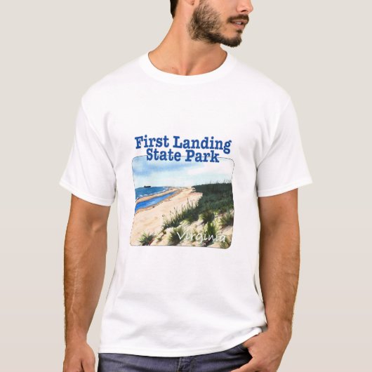T-shirt First Landing State Park, Virginie (Devant)
