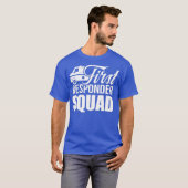 T-shirt First Responder Squad Emergency EMT Aid Helper (Devant entier)
