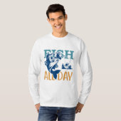 T-shirt fish all day (Devant entier)