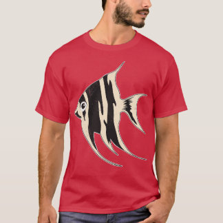 T-shirt Fish Angelfish Aquarium Amateur de poisson Idée ca