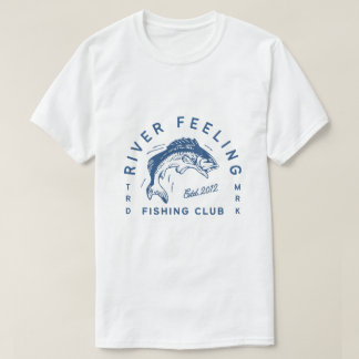 T-Shirt Fish Club – Tee-shirt Graphique Vintage su