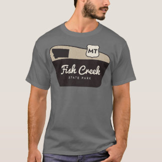 T-shirt Fish Creek State Park Montana Affiche de bienvenue