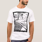 T-shirt Fish Forever EYES : LARGEMOUTH BASS (Devant)
