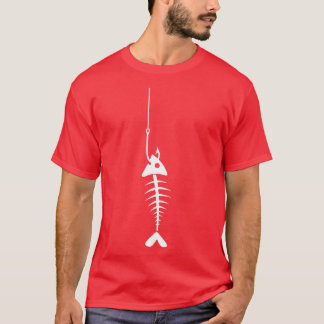 T-shirt Fish skeleton in a fish hook