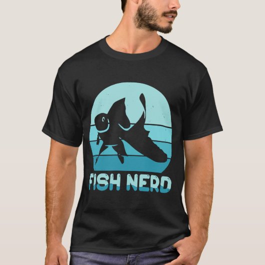 T-shirt Fish Tank  Aquarist Fish Nerd (Devant)