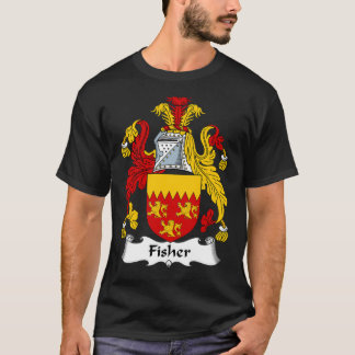 T-shirt Fisher Coat of Arms Family Crest 