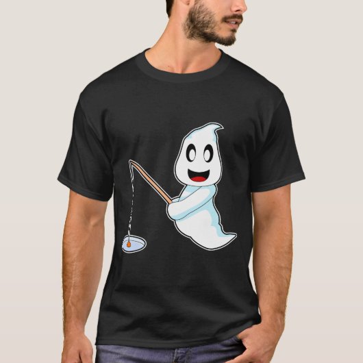 T-shirt Fisher Halloween Fantôme (Devant)