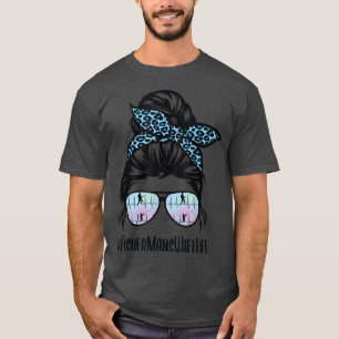 T-shirt Fishermans Femme Vie Messy Bun Fisher Homme Femme 