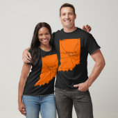 T-shirt Fishers, IN [Orange] (Unisexe)