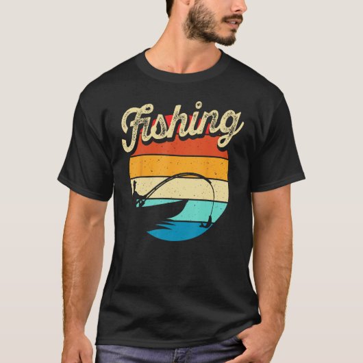 T-shirt Fishing Dad  Fathers Day for Men 3 (Devant)
