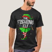 T-shirt Fishing Elf Christmas Girls Women Elf Squad Xmas F (Devant)