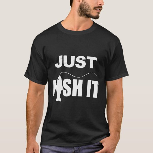 T-shirt Fishing Fisher Angler (Devant)