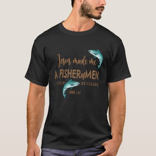 T-shirt Fishing For Christ Fisher Of Men (Devant)