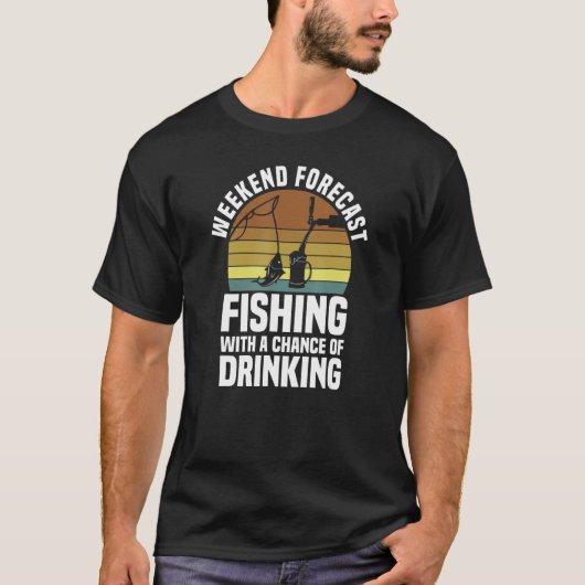 T-shirt Fishing Hook Fish Rods (Devant)