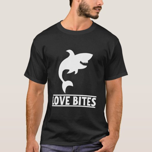 T-shirt Fishing Love Bites S (Devant)