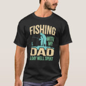 T-shirt Fishing With Dad  Sons & Daughters Fish Team Angle (Devant)