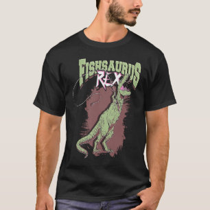T-shirt Fishsaurus rex u2013 Pêche de la truite Rex