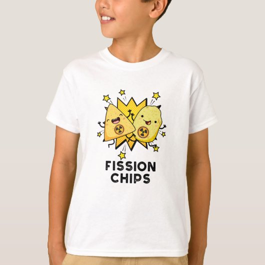 T-shirt Fission Chips drôle Physique jeu alimentaire (Devant)