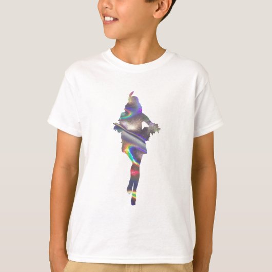 T-shirt fissure holographique (Devant)