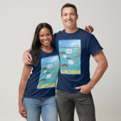 T-shirt Fissures dans le monde - Comment va l'eau ? - (Unisexe)