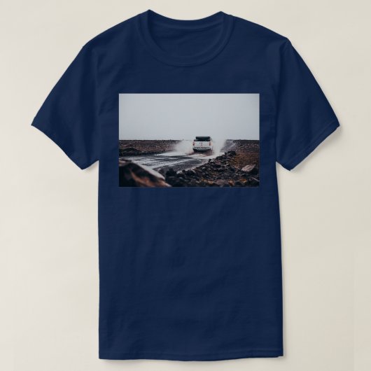 T-shirt Fissures de camion hors route (Design devant)