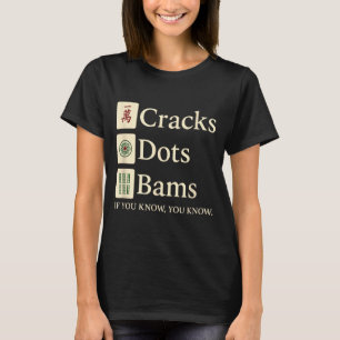 T-shirt Fissures points bams si connaissez mahjong moms re