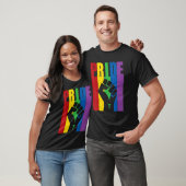 T-shirt Fist gay pride Lgbt Rainbow Lgbtq Lesbian Pride Mo (Unisexe)