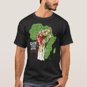 T-shirt Fist Hand Black History Honoring The Past African (Devant)