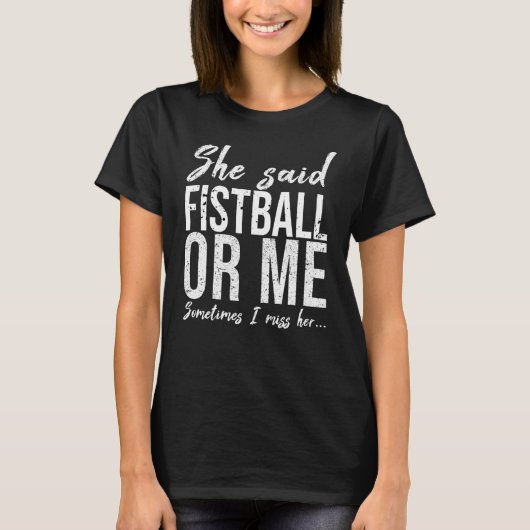 T-shirt Fistball drôle sport idée cadeau (Devant)