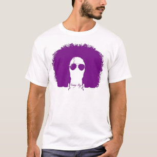 T-shirt Fiston pièce en t blanche/pourpre de Rey de