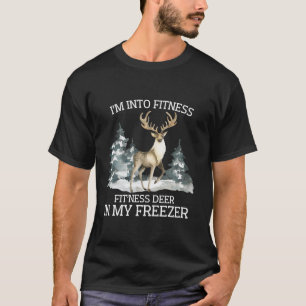 T-shirt Fit Ness Season Drôle Cerf dans mon congélateur Te