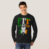 T-shirt Fit Shaced Irish  St Patricks Day Shamrock drinkin (Devant entier)