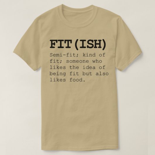 T-shirt Fitish Also Like Food  (Design devant)