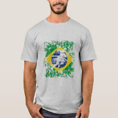 T-SHIRT FITNESS BRAZIL RUNNER GYM CROSS FORMATION POIDS (Devant)