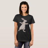 T-shirt Fitness du Yoga lapin (Devant entier)